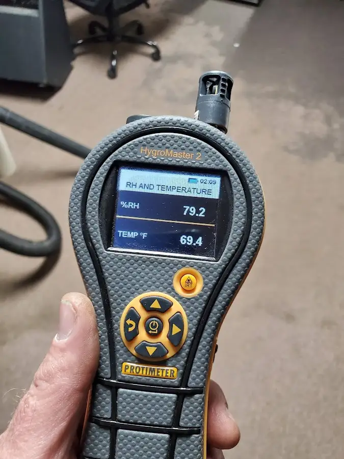 Moisture meter humidity assessment for Fire & Smoke Damage Restoration in Butner